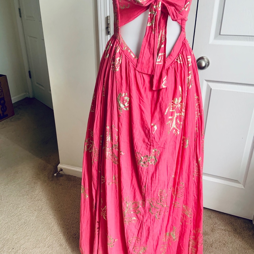 Free People Strapless Flowy Dress!!